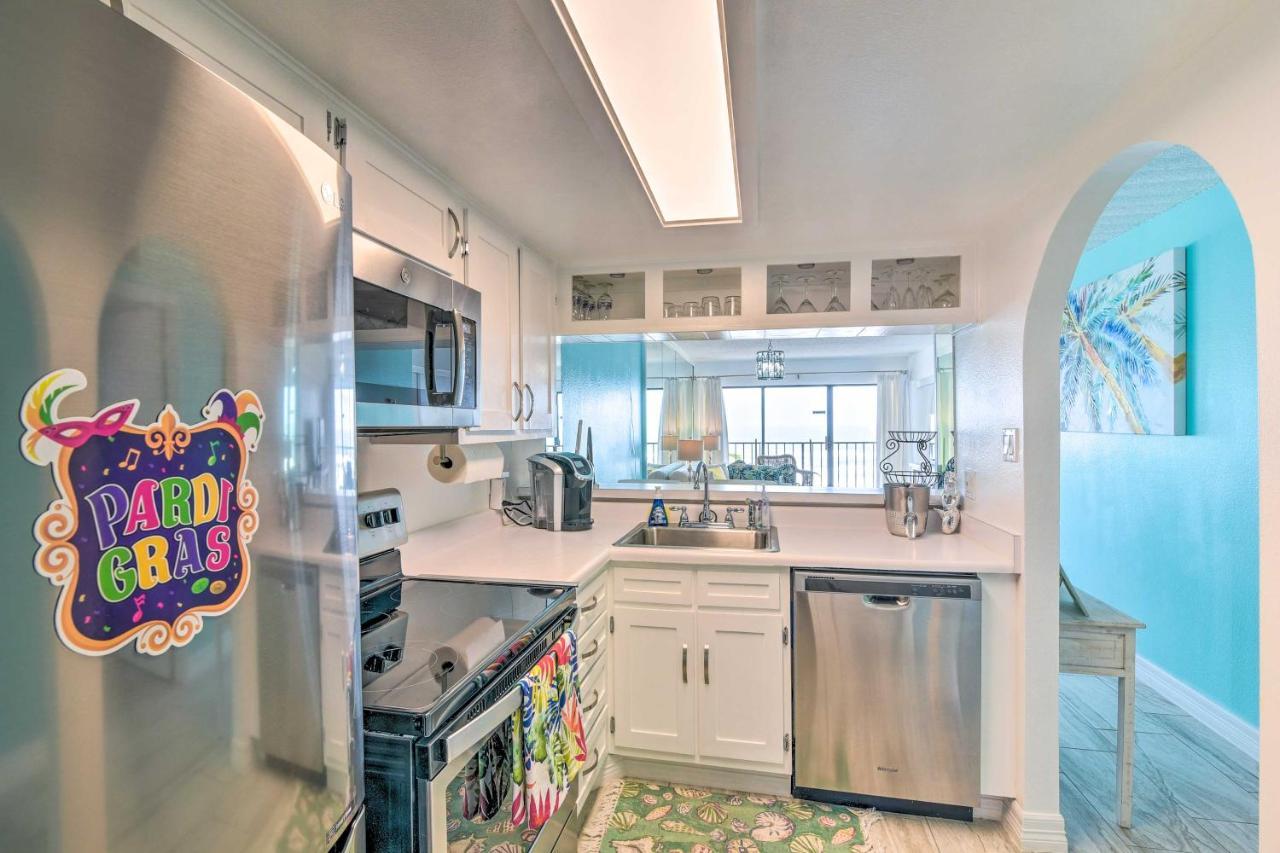 Galveston Oceanfront Condo With Balcony And View! Exterior photo