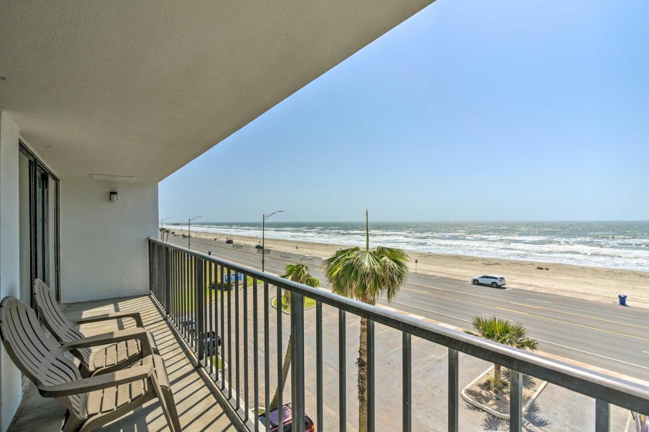 Galveston Oceanfront Condo With Balcony And View! Exterior photo