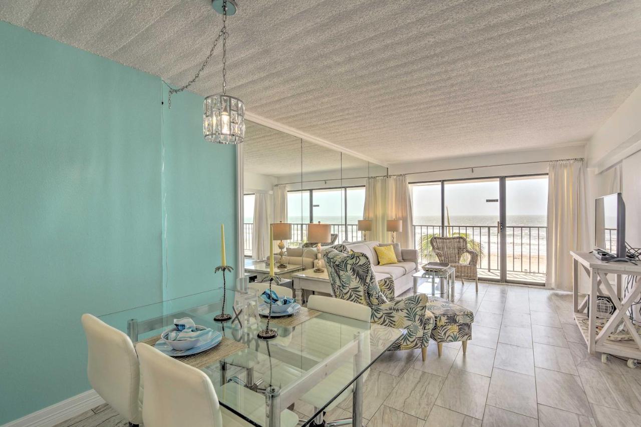 Galveston Oceanfront Condo With Balcony And View! Exterior photo