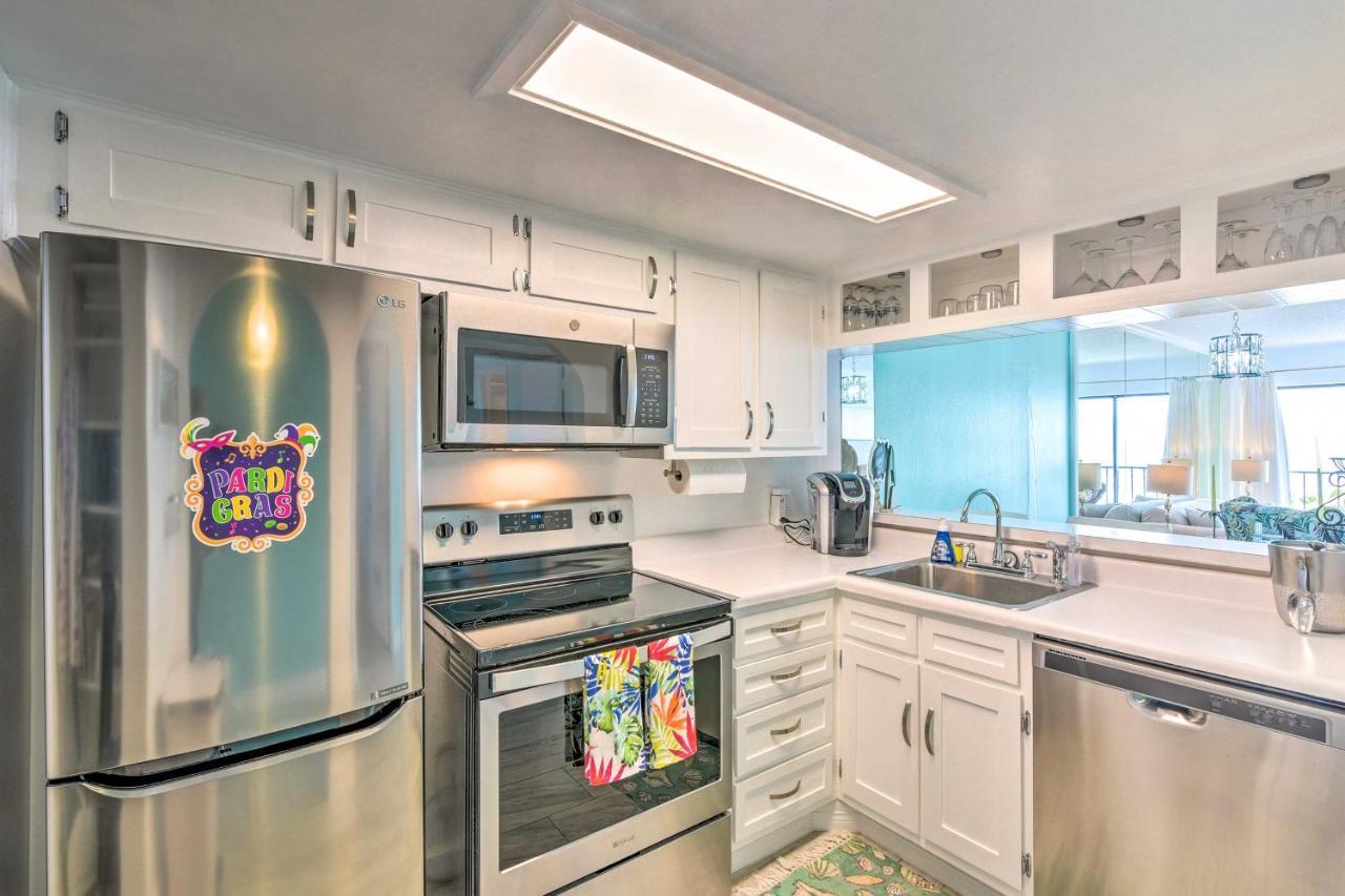 Galveston Oceanfront Condo With Balcony And View! Exterior photo