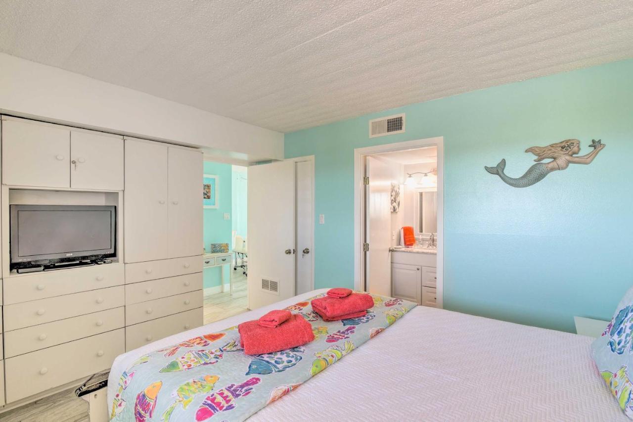 Galveston Oceanfront Condo With Balcony And View! Exterior photo